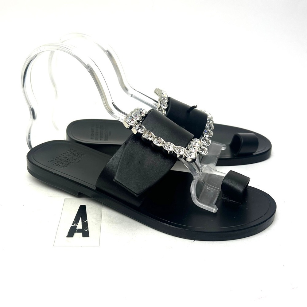 MAISON MARGIELA Embellished leather sandal sz 6.5 - Picture 6 of 15